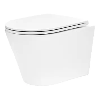 Унитаз подвесной TECE TECEspring K 9700997 безободковыи?, с микролифтом, белый глянец