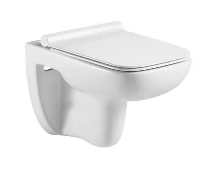 Унитаз подвесной Terminus Ното 04W50х35W безободковый, с микролифтом, белый