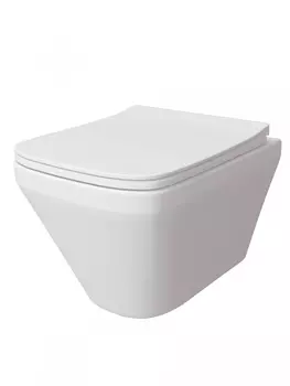 Унитаз подвесной Teymi Kati T40701 безободковый, сиденье микролифт