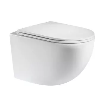 Унитаз подвесной Teymi Lina Vortex T40110 безободковый, сиденье микролифт