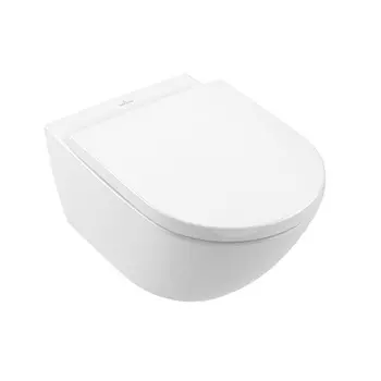 Унитаз подвесной Villeroy & Boch Subway 3.0 4670T0RW Stone White CeramicPlus