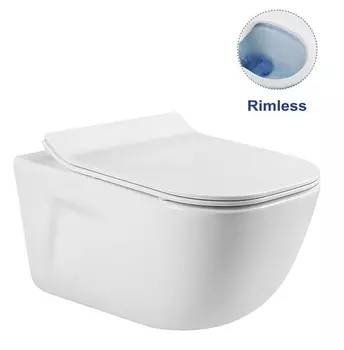 Унитаз подвесной Vincea Idea VT1-33 безободковый, белый