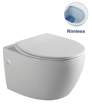 Унитаз подвесной Vincea Intero VT1-21 безободковый, белый