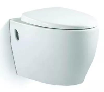 Унитаз подвесной Vincea Ovale VT1-15 безободковый, белый