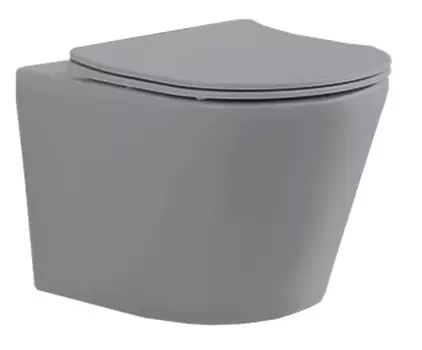 Унитаз подвесной Vincea Piatti VT1-11MG безободковый, серый