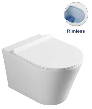 Унитаз подвесной Vincea Vito VT1-23 безободковый, белый