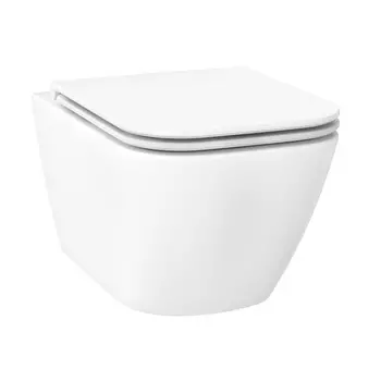 Унитаз подвесной Wellsee Pure BY Wellsee 182602001 безободковый, с микролифтом, белый глянцевый