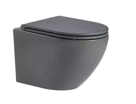 Унитаз подвесной WeltWasser SK Merzbach 041 MT-GR серый матовый
