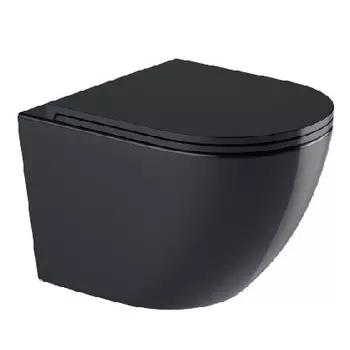 Унитаз подвесной WeltWasser SK Merzbach 043 GL-BL черный глянцевый