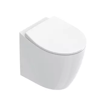 Унитаз приставной Catalano Italy 0712520001 безободковый, белый