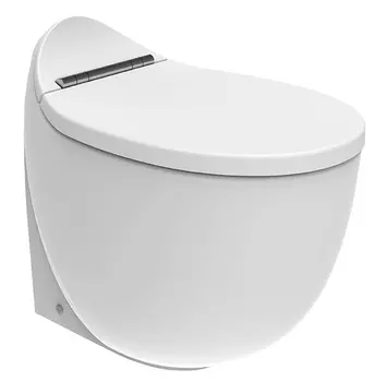 Унитаз приставной Creavit Foglia FG350-00CB00E-0000 безободковый, с функцией биде