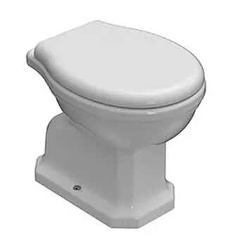 Унитаз приставной Globo Paestum PA002.BI выпуск универсальный