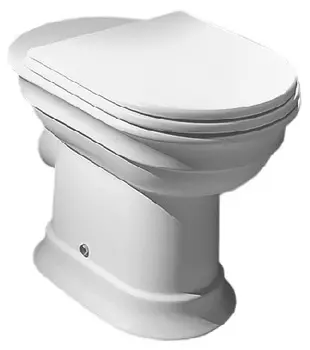 Унитаз приставной Hatria Dolcevita YXXP01 горизонтальный выпуск