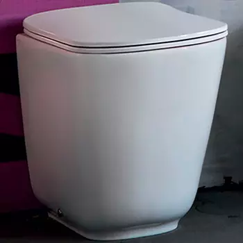 Унитаз приставной Kerasan Tribeca 511801 безободковый, белый