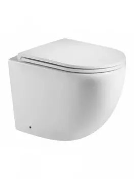 Унитаз приставной Teymi Lina HD T40104 безободковый, сиденье микролифт