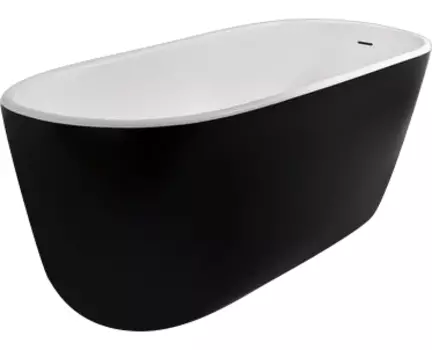 Ванна из искусственного камня Aquatica Lullaby Black White