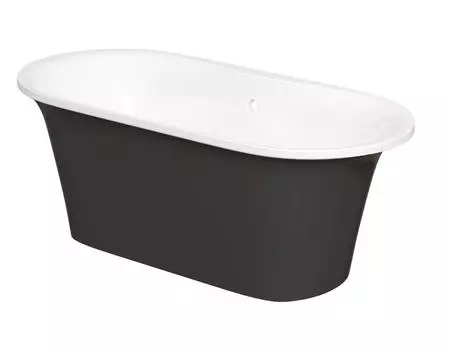 Ванна из искусственного камня Creto Aurora 170x80 черная