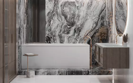 Ванна из искусственного камня ESSE Cyprus 1900 183x70 белая