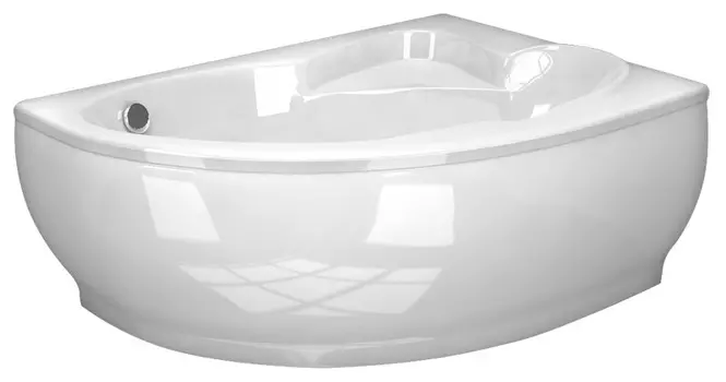 Ванна из искусственного камня ESSE Flores (L) с отверстиями под смеситель