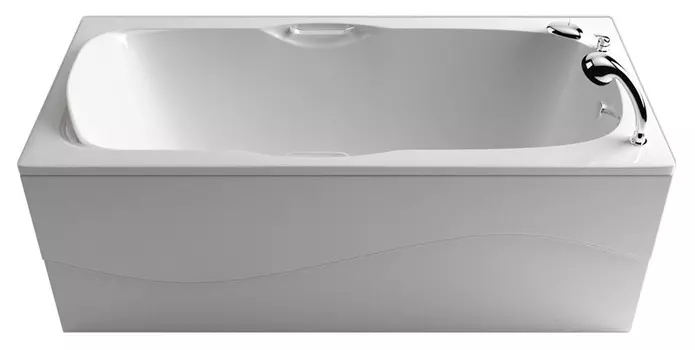 Ванна из искусственного камня Фэма Алассио со смесителем Гранд Ниагара