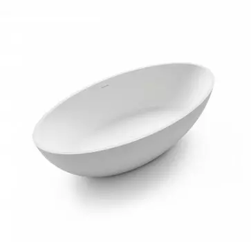 Ванна из искусственного камня Gruppo Treesse Carezza V308BO 180х85 белая матовая