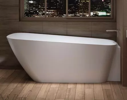 Ванна из искусственного камня NSB-16805 MP 165х80 R матовая