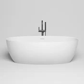 Ванна из искусственного камня Salini Alda 101911SM 178х92 см белая матовая