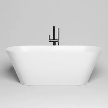 Ванна из искусственного камня Salini Mona 102912G 170х72 см белая глянцевая