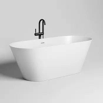 Ванна из искусственного камня Salini Mona 102922M 170х72 см белая матовая