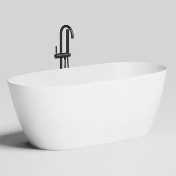 Ванна из искусственного камня Salini Sofia 102521M 165х75 см белая матовая