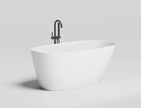 Ванна из искусственного камня Salini Sofia 102528M 150х75 отдельностоящая, белая матовая