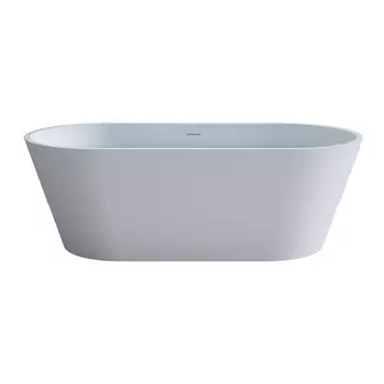 Ванна из искусственного камня Timo ELISSA ELISSA1500 150х74 отдельностоящая, белый матовый
