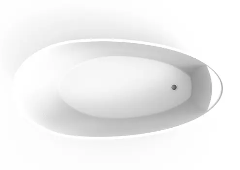 Ванна из искусственного камня Timo MARI MARI1700 170х80 отдельностоящая, белый матовый