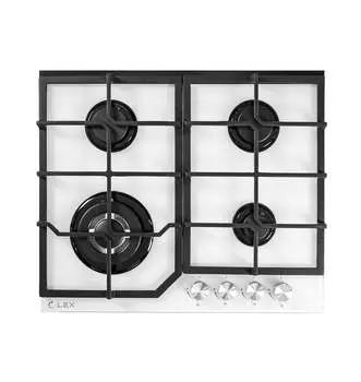 Варочная поверхность LEX GVG 640-1 WH газовая, белая