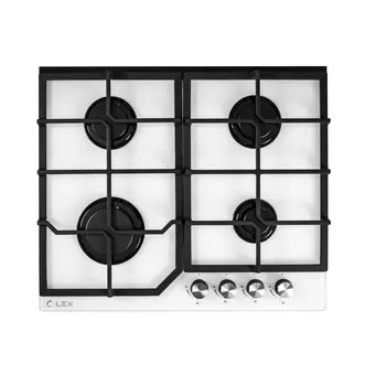 Варочная поверхность LEX GVG 642 WH газовая, белая