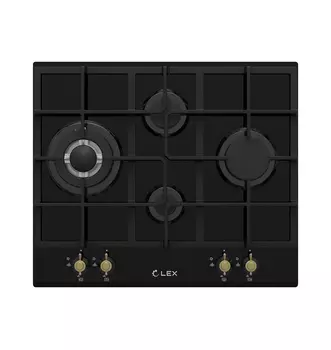 Варочная поверхность LEX GVG 643C BL газовая, черная