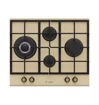 Варочная поверхность LEX GVG 643C IV газовая, слоновая кость