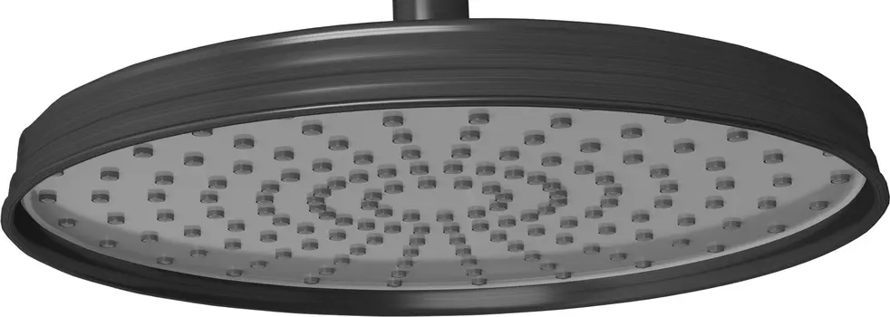 Верхний душ Axor Carlton 28474340 шлифованный черный