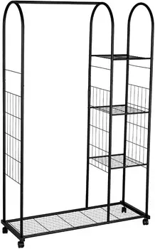 Вешалка Axentia 133108 для одежды и с полками для хранения и обуви