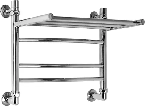 Водяной полотенцесушитель Aquanerzh Дуга групповая с полкой 50х60