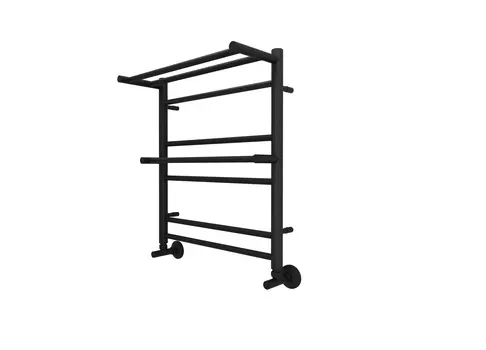 Водяной полотенцесушитель Aquatek Альфа П7, 60х50 см, черный муар