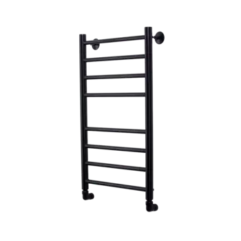Водяной полотенцесушитель Comfysan Luce W-8 80х40 см, черный матовый