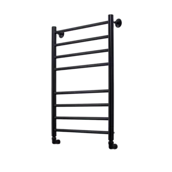 Водяной полотенцесушитель Comfysan Luce W-8 80х50 см, черный матовый