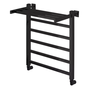 Водяной полотенцесушитель Comfysan Marte-K W-5 60х50 см, черный матовый