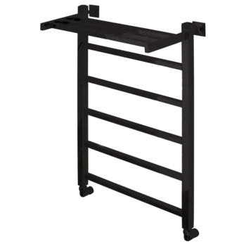 Водяной полотенцесушитель Comfysan Marte-K W-6 80х50 см, черный матовый