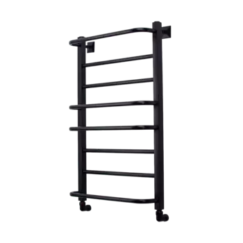 Водяной полотенцесушитель Comfysan Puro-K W-8 80х40 см, черный матовый