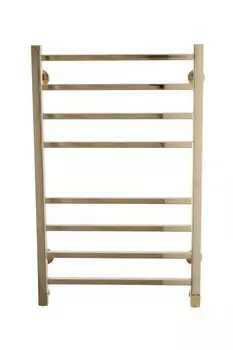 Водяной полотенцесушитель Domoterm Квадро П8 500х800 золото 53х80 см, 8 секций