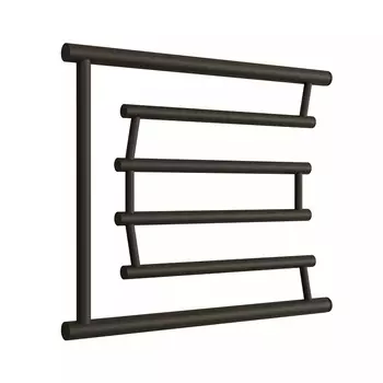 Водяной полотенцесушитель Двин D Pobeda 4627148219048 черный матовый, 60х50 см