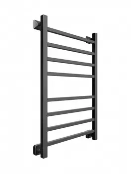 Водяной полотенцесушитель Двин L plaza 4656754419429 черный матовый, 80х50 см