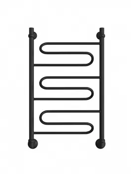 Водяной полотенцесушитель Двин W 4627167320121 черный матовый, 50х80 см